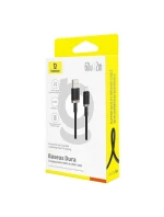 Baseus Dura USB-Type C 60W 2m kabel (černý/zlatý)