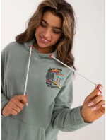 Mikina D20005M02679A pistácie Mikina D20005M02679A pistácie