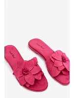 Dámské ploché nazouváky J502-5 Elzoria fuchsia - Sweet Shoes