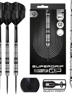 Brány SUPERGRIP QP TAPERED 90% steeltip šipky