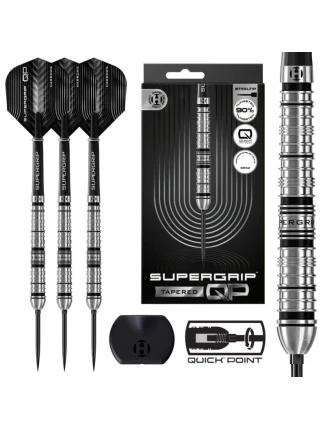 Brány SUPERGRIP QP TAPERED 90% steeltip šipky