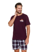 Pánské pyžamo 7201 wine - Doctornap Pánské pyžamo 7201 wine - Doctornap