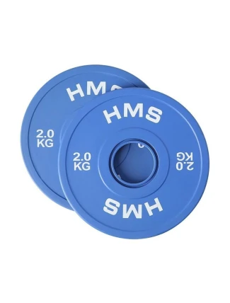 Olympijský nárazník 2x2 kg modrý HMS CBRS20