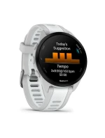 Sportovní hodinky Garmin Forerunner 165 Music AMOLED 43mm Mist Grey Whitestone