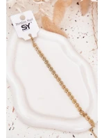 Zlatý náramek ze zdravotní nerezové oceli