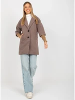 Dámský kabát TW CZ BI 2021799.51 hnědá - FPrice