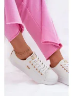 Dámské tenisky z ECO kůže Big Star – bílé