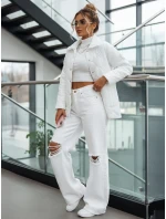 Dámská prošívaná bunda RATIA ecru FashionStreet TY3613