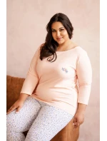 Dámské pyžamo 3257 Ariella peach - TARO Dámské pyžamo 3257 Ariella peach - TARO