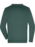 Daiber JN 661 Pánský pletený cardigan s výstřihem do V 02.0661 forest green Daiber JN 661 Pánský pletený cardigan s výstřihem do V 02.0661 forest green