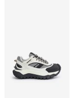 Kožené Dámské Sneakersy Na Platformě Big Star OO274A220 HI-POLY SYSTEM Bílá-Černá Kožené Dámské Sneakersy Na Platformě Big Star OO274A220 HI-POLY SYSTEM Bílá-Černá