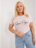 Tričko RV TS 9481.60 světle růžová Tričko RV TS 9481.60 světle růžová