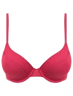 Dámská vyztužená podprsenka Lightly Lined Demi QF5464E-2XV - Calvin Klein