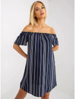 Dámské šaty D73771M30145I tmavě modré - Fresh Made