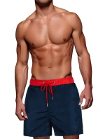 FashionStreet pánské tmavě modré a červené plavecké šortky SX2525