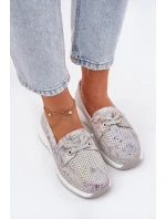 Semišové Polobotky Z Přírodní Kůže Na Platformě Artiker 56C2104 Šedé Semišové Polobotky Z Přírodní Kůže Na Platformě Artiker 56C2104 Šedé