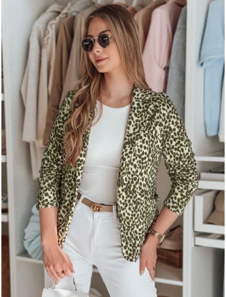 Dámská bunda do pasu MARABELL zelená FashionStreet PY0129