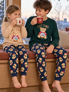 Piżama Cornette Yang Boy 966/184 Gift Time 134/164 Christmas 134-164