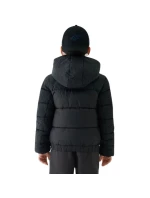 Chlapecká péřová bunda 4F M621 tmavě černá 4FJWAW25TDJAM621 20S