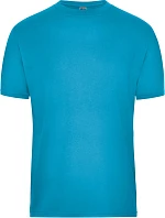 Daiber JN 1808 Pánské pracovní tričko z bio bavlny - Solid 02.1808 turquoise Daiber JN 1808 Pánské pracovní tričko z bio bavlny - Solid 02.1808 turquoise