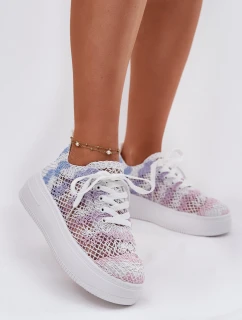 Dámské Tenisky Na Platformě S Háčkovaným Svrškem Mmultikolor Mirietto