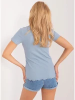 Halenka D16113Z02448B šedá modrá Halenka D16113Z02448B šedá modrá