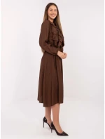 Šaty MI SK 62501.60 hnědé Šaty MI SK 62501.60 hnědé