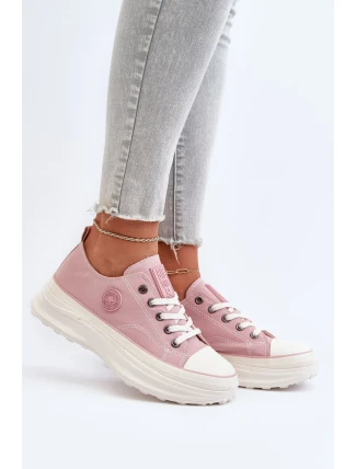 Dámské tenisky na masivní podrážce Big Star Pink Dámské tenisky na masivní podrážce Big Star Pink