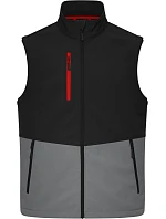 Daiber JN 1888 3-vrstvá softshellová vesta 02.1888 black/metal grey Daiber JN 1888 3-vrstvá softshellová vesta 02.1888 black/metal grey