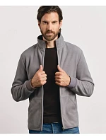Promodoro 7971 Pánská dvojitá fleecová bunda 40.7971 light grey/black