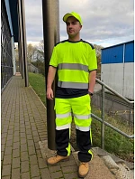 Yoko HVJ 400 Hi-Vis Tričko 79.J400 hi vis orange/navy