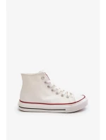 Dámské vysoké tenisky Big Star Bílé