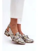 Sandály na podpatku model 197172 Step in style Sandály na podpatku model 197172 Step in style