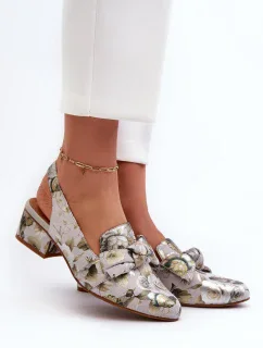 Sandály na podpatku model 197172 Step in style