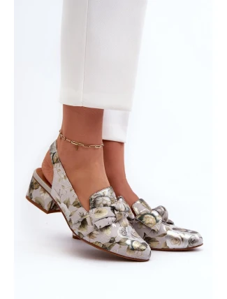 Sandály na podpatku model 197172 Step in style Sandály na podpatku model 197172 Step in style