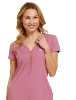 Dámská těhotenská košile 4115 pink - Doctornap Dámská těhotenská košile 4115 pink - Doctornap