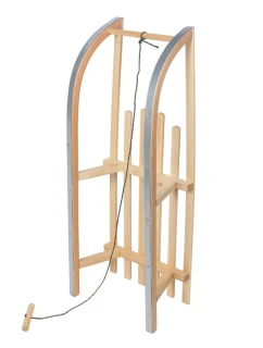 GREENBLUE DŘEVĚNÉ SÁŇKY, KLASICKÉ, S PROVÁZKEM, DO 100 KG GB153