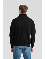 Fruit of the Loom Classic Zip-Neck Sweat Mikina s 1/4 zipem 16.2114 heather grey