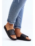 Dámské žabky Cross Jeans FF2R4153C Černé Dámské žabky Cross Jeans FF2R4153C Černé