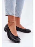 Kožené Baletky Dámské Maciejka P6800-01 Černé