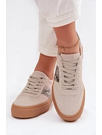 Dámské tenisky s vložkami z hadí kůže Big Star TT274299 šedé