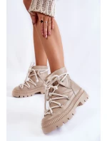 Dámské módní sněhule Béžove Kallen