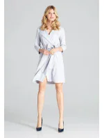 Dámské šaty M680 šedé - Figl Dámské šaty M680 šedé - Figl