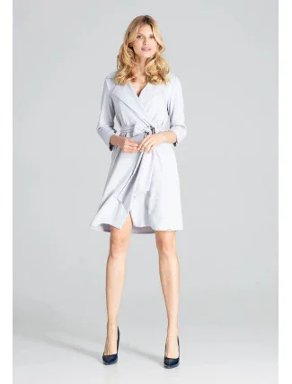 Dámské šaty M680 šedé - Figl Dámské šaty M680 šedé - Figl