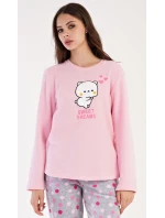 Dámské pyžamo dlouhé Kotě Dámské pyžamo dlouhé Kotě