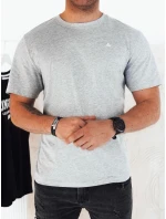 Pánské šedé tričko s potiskem FashionStreet RX5468 Pánské šedé tričko s potiskem FashionStreet RX5468