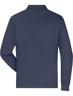 Daiber JN 1842 Pánské pracovní piqué polo s dlouhým rukávem 02.1842 navy Daiber JN 1842 Pánské pracovní piqué polo s dlouhým rukávem 02.1842 navy