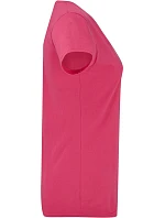 Fruit of the Loom Lady-Fit Iconic 150 V-Neck T Dámské tričko s výstřihem do V 16.1444 fuchsia