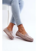 Dámské lodičky z ekologického semiše fialové Amrutia