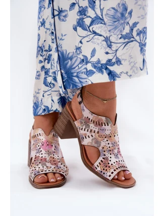 Sandály na podpatku  model 211363 Step in style